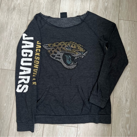 NFL Tops - NFL Jacksonville Jaguars Football Long Sleeve Sweater Sweatshirt Top Blouse Sm